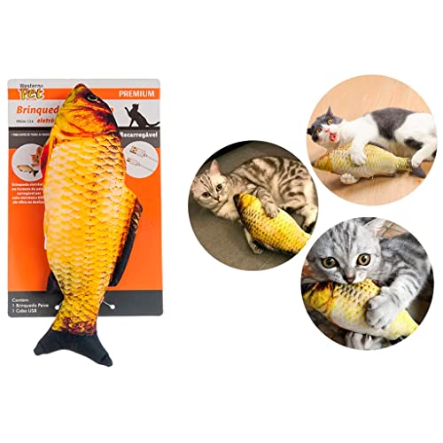 Brinquedo Elétrico Peixe Dourado Usb
