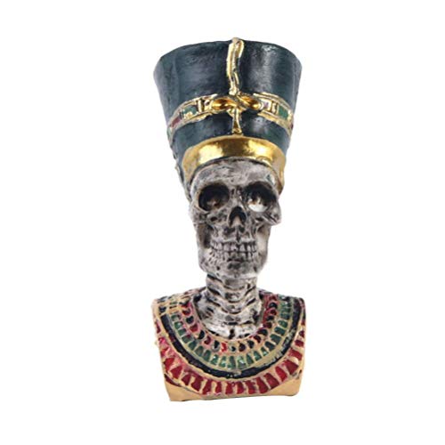 Statue de Pharaon égyptien en résine dorée pour décoration