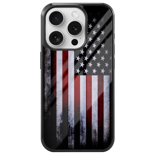 Coque iPhone 15 Pro drapeau américain idéale pour vos voyages