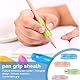 CPJJ Stiftehalter Kinder, Schreibhilfe für Stift Kinder,pencil grips for kids,Ergonomische Bleistift Griffe Silikon,Schreiben Haltungskorrektur Werkzeug für Bleistifte, 8 Stück