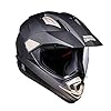 Royal Enfield ISI Certified Explorer Full Face Helmet with clear Visor(Matt Black-Size: L)
