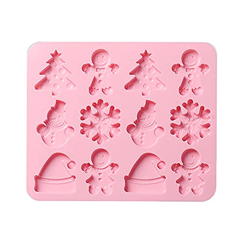 Moldes Silicona Navideños, Moldes Chocolate Navideño, Molde árbol Navidad Copo Nieve Navidad, Para Caramelos, Pasteles, Galletas, Dulce Leche, Chocolate, Jabones, Gominolas en Navidad y Otras Fiesta Cover