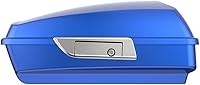 Vista 6 de Harley Tour Pack, equipaje desmontable Razor Tour Pack Maleta para Harley Touring Street Glide, Electra Glide, Road King, Road Glide Special Azul