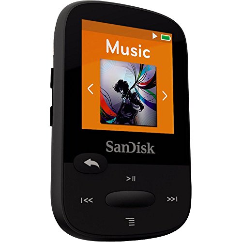 SanDisk Clip Sport Plus MP3 Player (SDMX28-016G-A46K) Black - 16GB - New