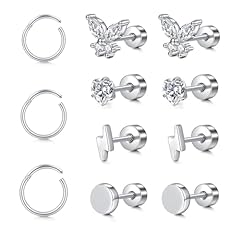 A51-hoop+studs-20gauge-silver