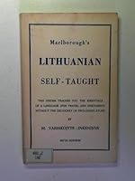 Marlborough's Lituanian Self-Taught B0010YN63S Book Cover