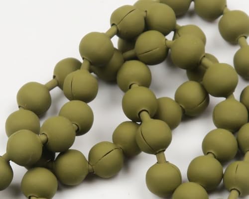 Hareline Fly Tying Chicone's Stealth Chain - Large 4mm, Olive Brown