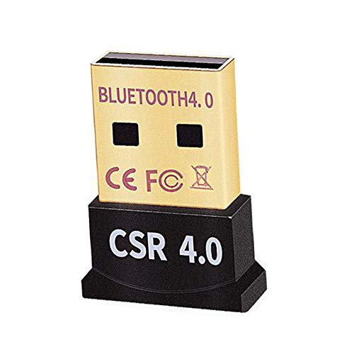 Optimal Shop Mini USB Bluetooth CSR V4.0 USB Adapter CSR Chip Dongle Stick Dual-Mode for Windows Vista XP 32 64,10, 8, 7, Raspberry Pi, Linux, Classic Bluetooth and Stereo Headset Compatible