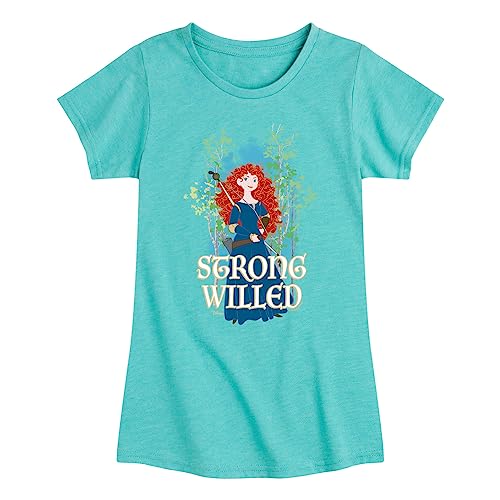 Disney Brave - Merida Strong Willed - Toddler & Youth Girls Short Sleeve Graphic T-Shirt
