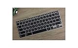 Material: TPU. Funda para Teclado Compatible con HP Chromebook 14 AK 14 Ca Series G2 G3 G4 Series Touch Screen Chromebook Keyboard Cover Negro