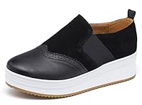 Algopix Similar Product 16 - UNN Women Slip On Platform Suede Penny