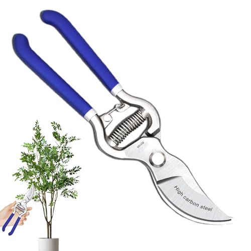 Sécateur de Jardin - Outil Manuel de Jardinage pour la Taille - Cisaille à Haies Robuste - pour Jardin, Cour, Arbres, Haies, Annuelles, Légumes, Fleurs, Bonsai et Aménagement Paysager