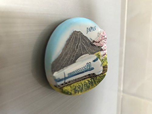 Imán decorativo 3D Japan Shinkansen 5x7 cm miniatura 6