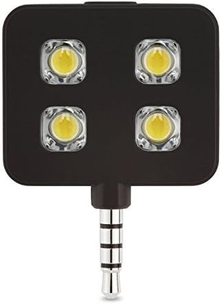 iBlazr Original LED Flash for iPhone & iPad (Black), LED Light for iPad and Android devices + Cold Shoe Mount for digital cameras (DSLR) by Concepter