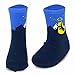 TeeHee Little Boys Fashion Fun Cotton Crew Socks 6 Pair (6-8 Years, Galaxy Space)