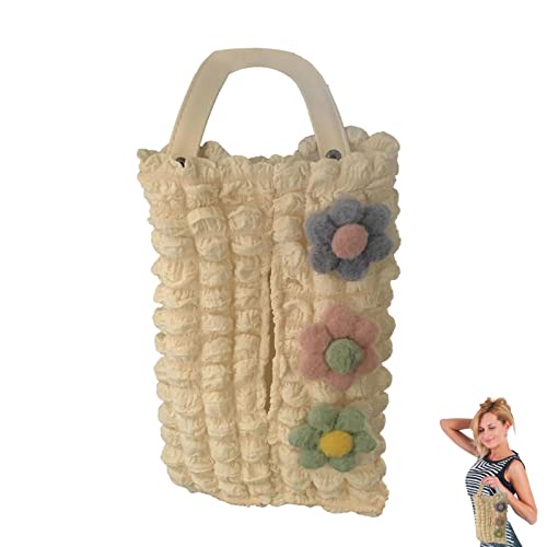 Suporte de tecido para carro | Assento de carro de grade dobrável pendurado caixa de papel - Suporte