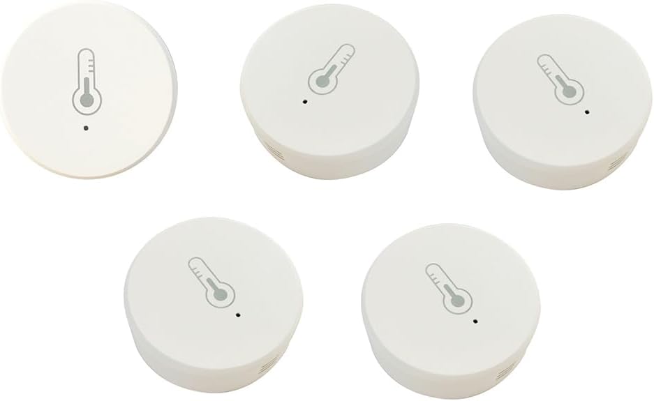 Sefdrert Tuya Zigbee Temperature and Humidity Sensor Voice Control Intelligent Home Hygrometer Real-Time Monitoring