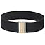 Black Band Gold Buckle