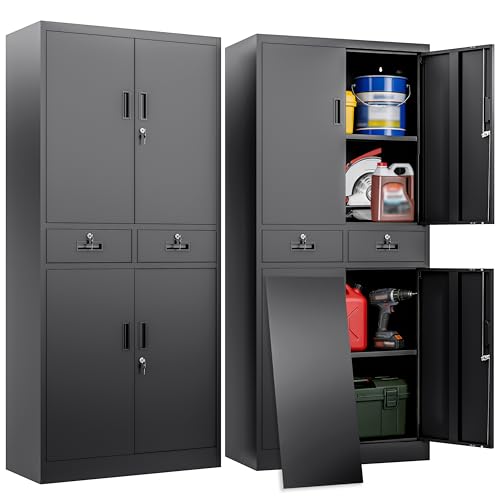 BESFUR Metal Garage Storage Cabinet