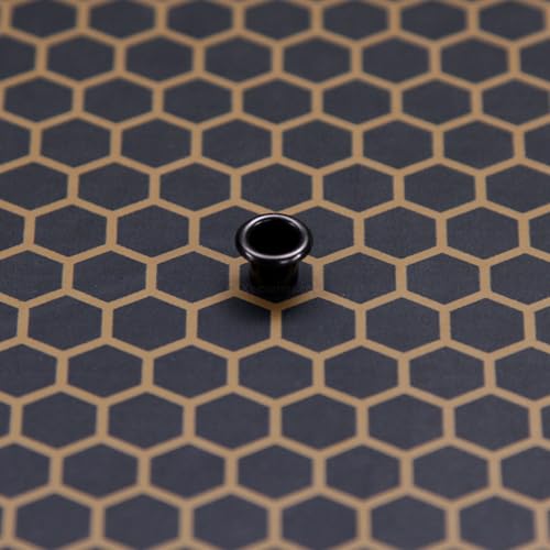 Image of KYDEX Thermoform Sheet - (Honeycomb Camo) - (Desert Fox /Black - Reversed) - (8in x 12in) - (1 Sheet) - (for Holster Making, Cosplay, Hobby) - (USA Made)