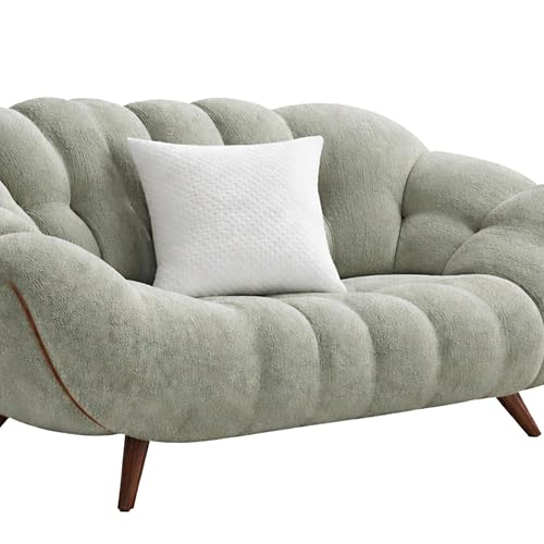 Image of Memory Foam Sofa Cushion, Jacquard Cotton Cover, Breathable Mite Resistant Pillow for Office Chair Car Bed, Moisture Wicking, Machine Washable, Vacuum Packed,40 x 40 x 15 cm,White
