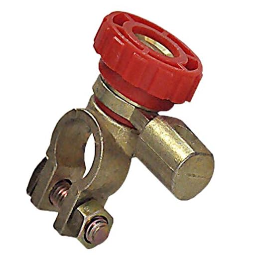 Vorcool, Disconnect Switch, interruttore stacca batteria universale per auto da 17 mm, di colore rosso