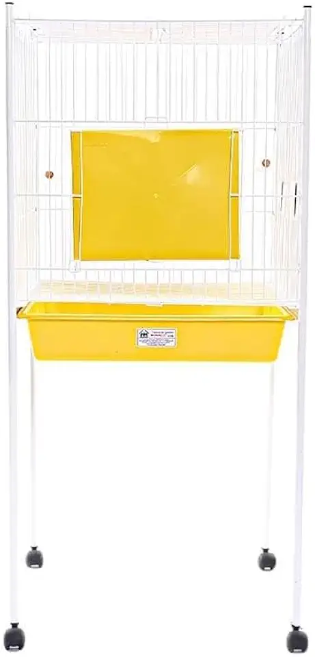 Viveiro Monaco Mini Malha Fina para Pássaros Amarelo