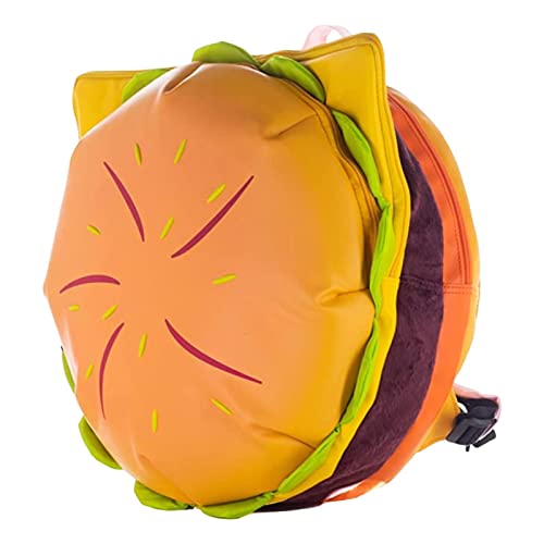 Mochila Cheeseburger Moda Mochila Porta-Praia Casual Mochila Hambúrguer