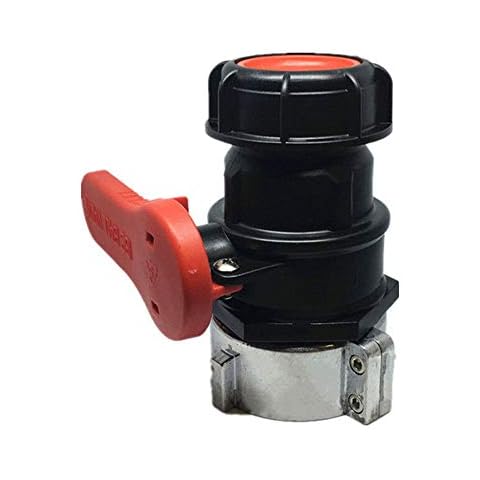 IBC Tote Tank 75mm Coarse Thread Adapter Ball Cap Valve Container NPT DN50 Cover