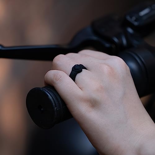 Anillo de silicona acabado mate de 15.7mm con diseño ergonómico sutil 5