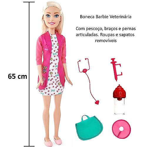 BARBIE LARGE DOLL VETERINÁRIA VERSÃO 2022