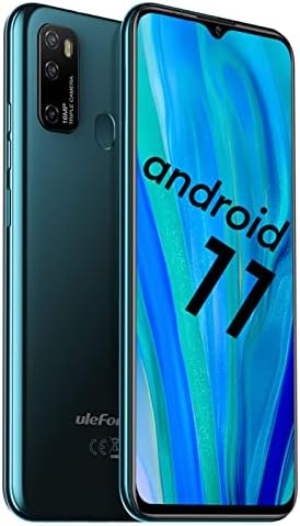 Ulefone Unlocked Smartphones Note 9P Android 11 Unlocked Cell Phones, Triple Rear Camera Triple Card Slots, 6.52" Waterdrop Full-Screen Dual SIM Phones, 4500mAh Global Bands, US Version - Green