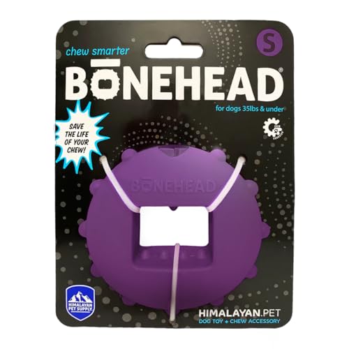 Himalayan Dog Chew Bonehead Small Dog Chew Holder Secures Yak Chews and Bully Sticks Durable Nylon Dog Treat Holder Safe Chew Toy for Puppies and Small Dogs Safe Chewing Accessory 1 Dog Toy