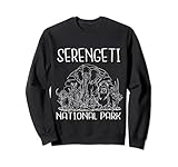 Serengeti Big Five Afrika Tourist National Park Souvenir Sweatshirt