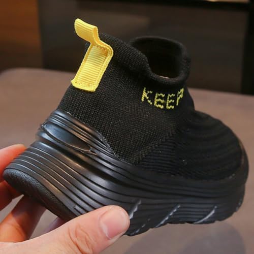 LLTMALL Kids' Running Sneakers Lightweight Breathable Sock Shoes for Boys Girls3