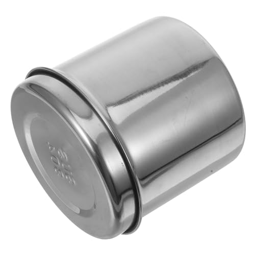 Cabilock Stainless Steel Unguent Storage Jar Container with Lid for Balls Gauze and Dressings Lightweight for Home and Clinic Use