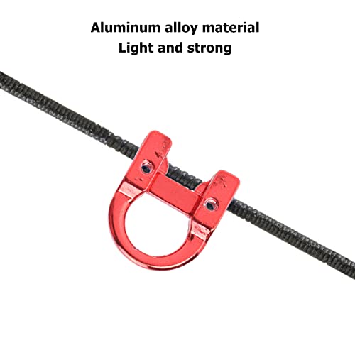 D-Rings de Metal para Arco e Flecha, Leve, Forte e Poderoso Desempenho, D-Rings para Tiro Com Arco (