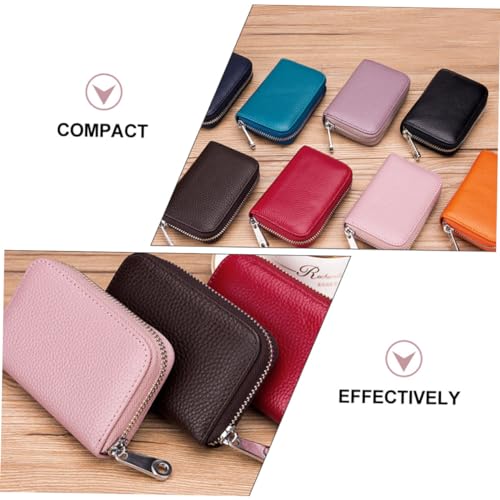 Elegant - Wallet for Cards Compact Accordion Zipper Pouch Slots Theft-resistant Design for Travel and Daily Use4