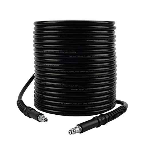 Fai Top 15M High Pressure Hose with Quick Connector Compatible for Bosch AQT High Pressure Washers (15M, Black)