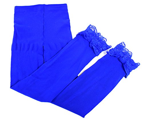 3 Pairs Opaque Nylon Tights Slim Fit Age 6-8 Girls3