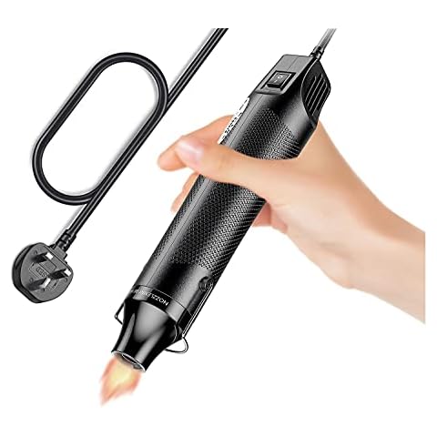 Heat Gun 6.6ft Cable 300W Hot Air Gun for DIY Craft Embossing, Shrink Wrapping PVC, Drying Paint, Clay, Rubber Stamp Cover
