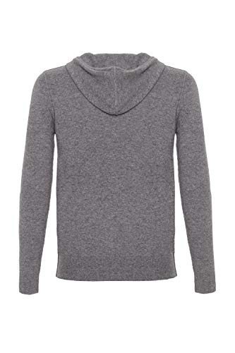 Men's Pure Cashmere Cardigan Hoodie with Zip2