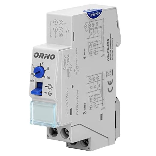 Orno OR-CR-230 Treppenhausautomat 230v || Max. Belastung : 2300W || Montage:Din-Schine
