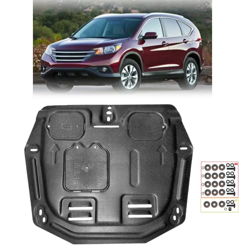 Engine Splash Shield Fit for Honda CR-V 2012 2013 2014 Lower Engine Case Guard Under Engine Cover for CR-V CRV Front Engine Guard Mud Flaps by Gorzizen - Used condition - Image 2