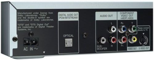 Miniatura 4 de Panasonic DVD-CP67S Reproductor de DVD de escaneo progresivo de 5 discos, color plateado