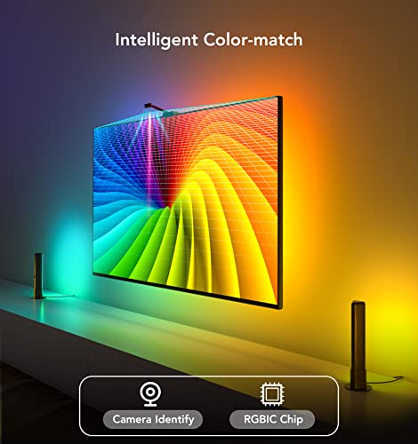 Govee Led Strip Lights & Light Bars With Camera, Smart Wi-Fi Rgbic Dreamview T1 Pro Led Lights For Tv (55-65 Inches), Video & Music Sync Tv Backlight For Gaming & Movies, Work With Alexa & Google Home #TOP3