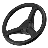 Caltric Steering Wheel compatible with John Deere D105 D120 D125 D130 D140 E100 E120 E130 E140 E150