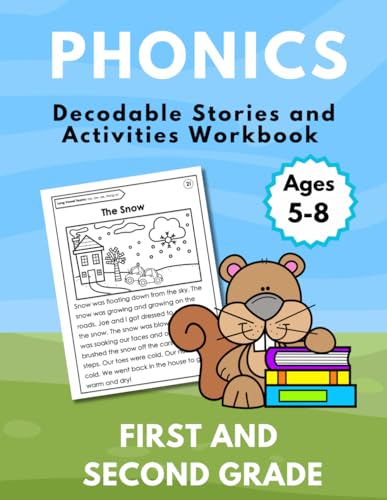 Phonics Ready Readers: Decodable Stories and Activities for Kindergarten, First and Second Grade, Ages 5-8: Vowel Teams, Diphthongs, Silent Letters, Prefixes and Suffixes, Doubling Rule