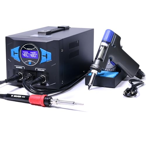 948D-III Desoldering Station 2-in-1 Electric Suction Tin Gun Vaccum Digital Soldering Iron Kit Station For SMD PCB Repair(948D-I