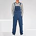 Men's Jeans Bib Jumpsuit Plus Size Fashion Adjustable Strap Breast Pocket Workwear Washed Denim Cargo Pants Romper Dark Blue XX-Large